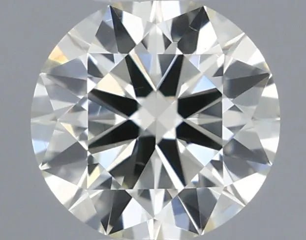 0,43ct Kulatý Přírodní Diamant (Barva J, Čistota VS2, Brus EX, IGI Certifikovaný)