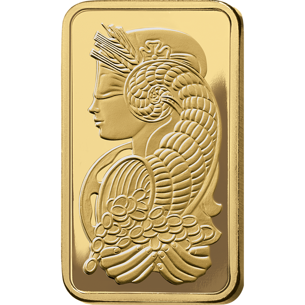10 oz Gold Minted Bar – PAMP Suisse (Lady Fortuna)