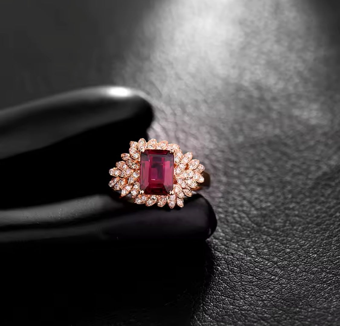 18kt Rose Gold & 1.61 ct Tourmaline Ring
