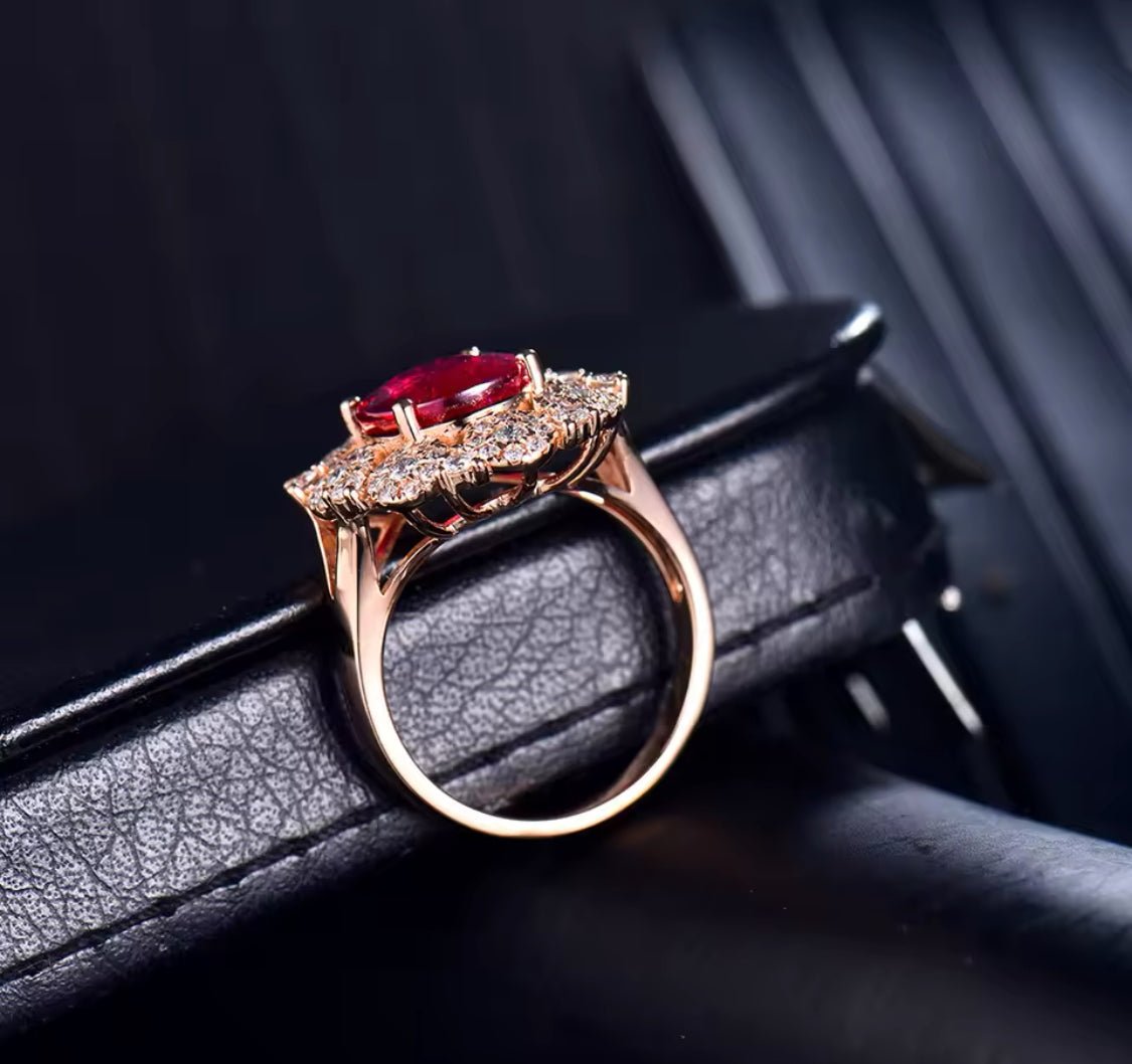 18kt Rose Gold & 5.10 ct Tourmaline Ring