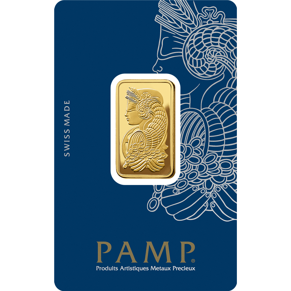1/2 oz Gold Minted Bar – PAMP Suisse (Lady Fortuna)