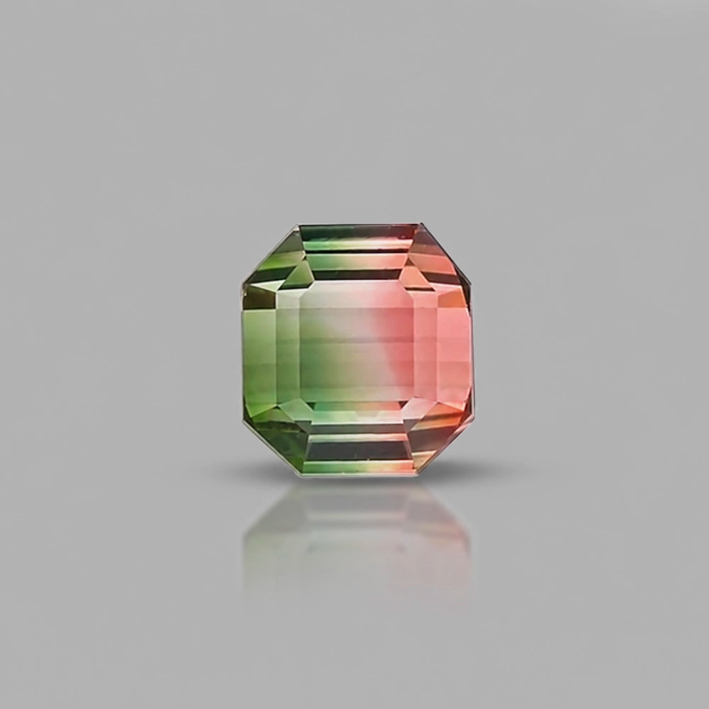 Watermelone Tourmaline 5.52 ct - Octagonal Cut, Untreated