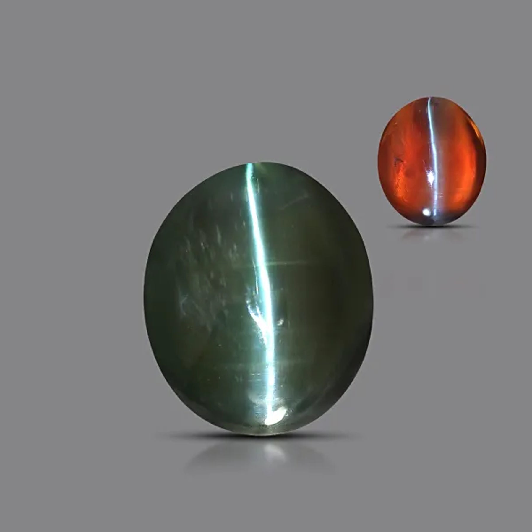 Natural alexandrite, deep green / brownish red, oval cut, 0.97 ct, loose gemstone, view 6.