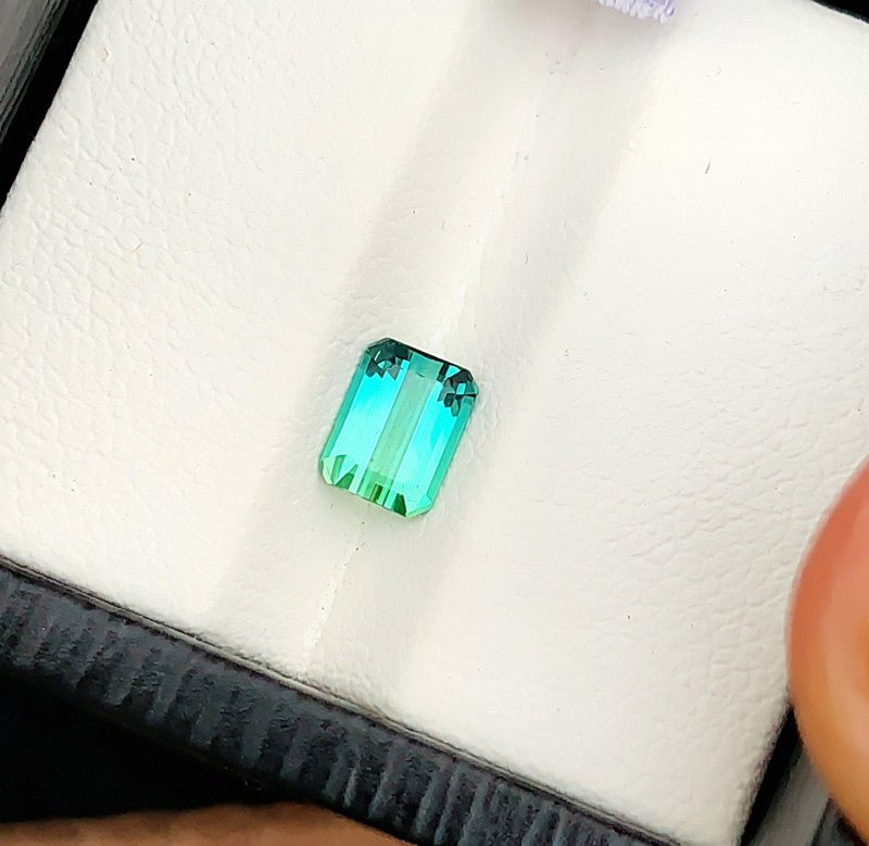 Bi - color Green Tourmaline - 0.95 ct