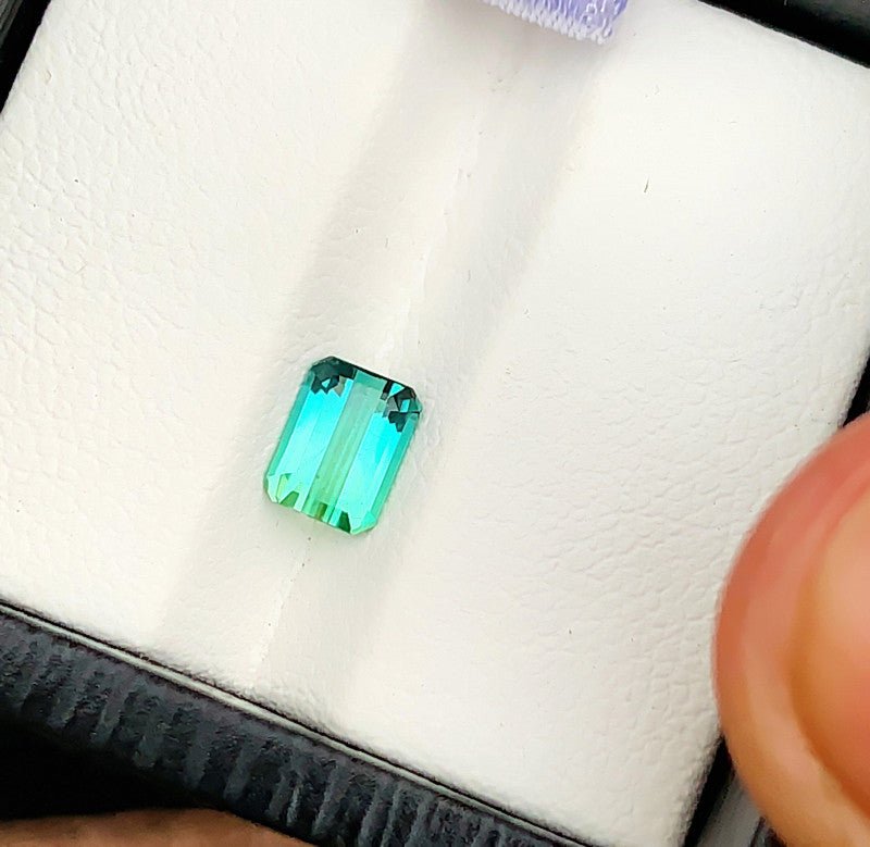 Bi - color Green Tourmaline - 0.95 ct