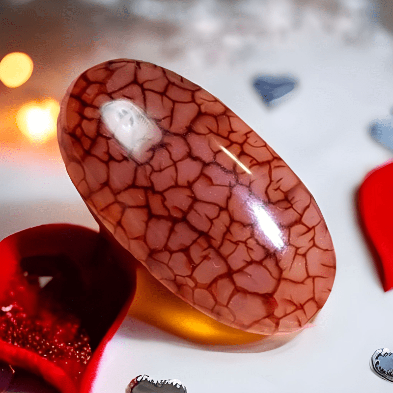 Cabochon Dragon Skin Chalcedony Agate - 28.10 ct