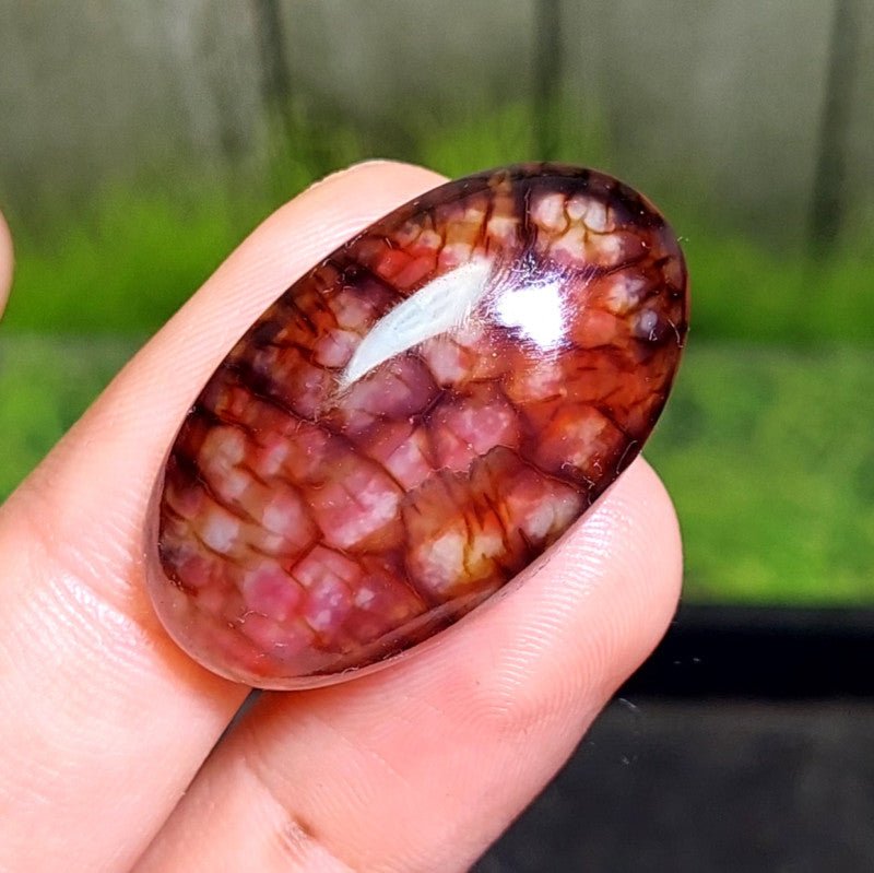 Cabochon Dragon Skin Chalcedony Agate - 44.10 ct