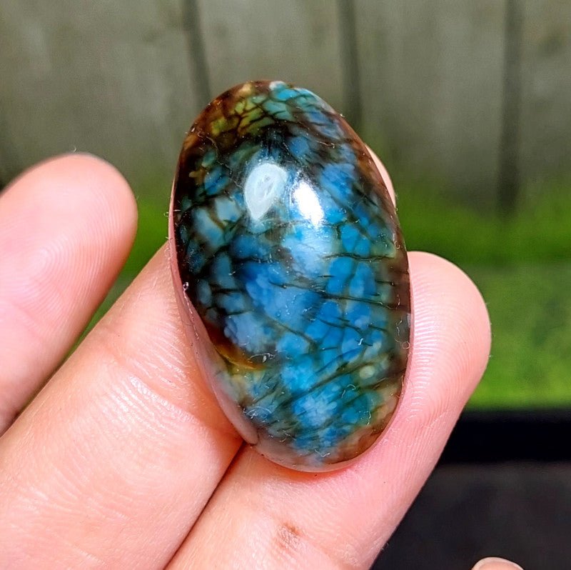 Cabochon Dragon Skin Chalcedony Agate - 46.65 ct