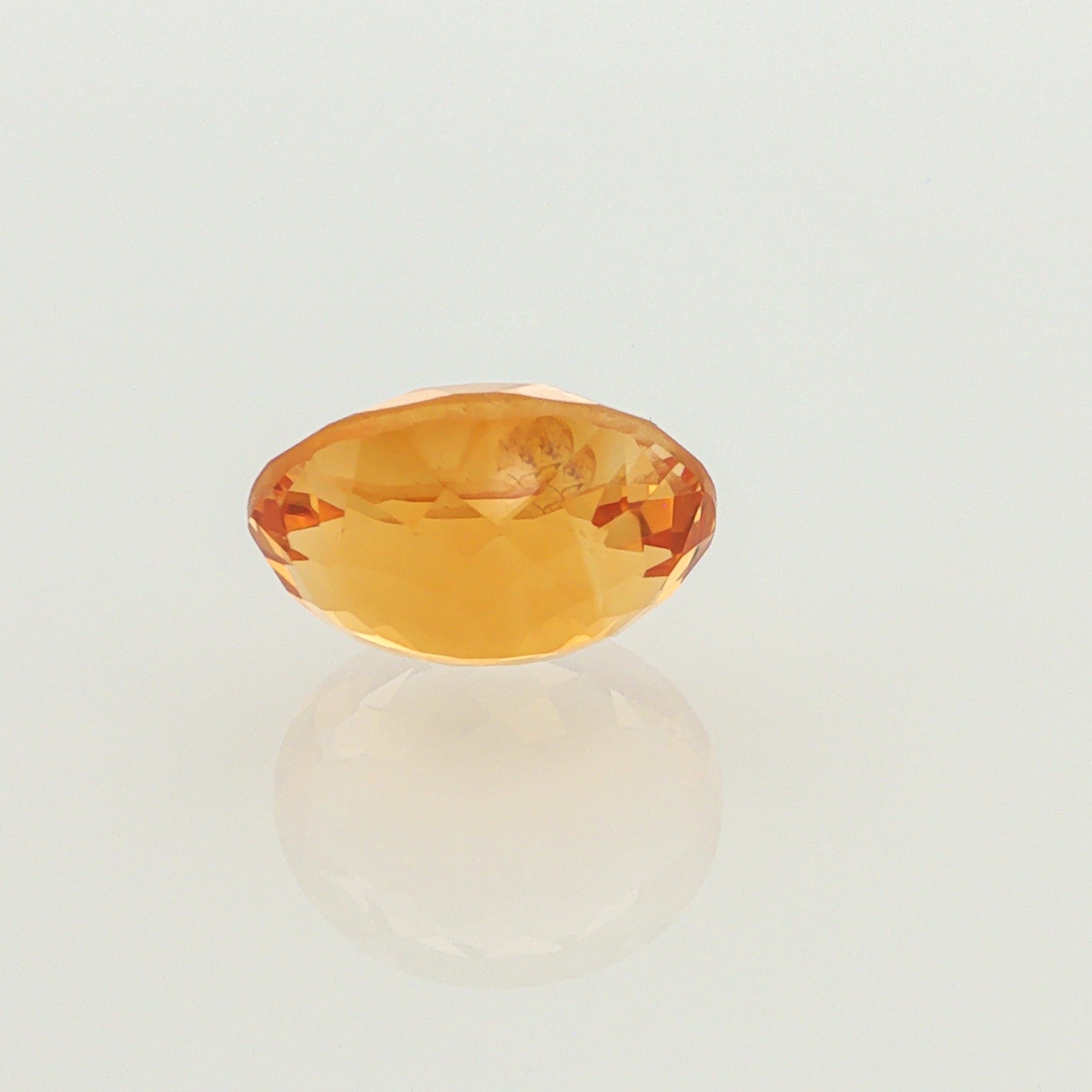 Natural heated citrine, yellow, oval cut, 5.81 ct, loose gemstone, view 3.
