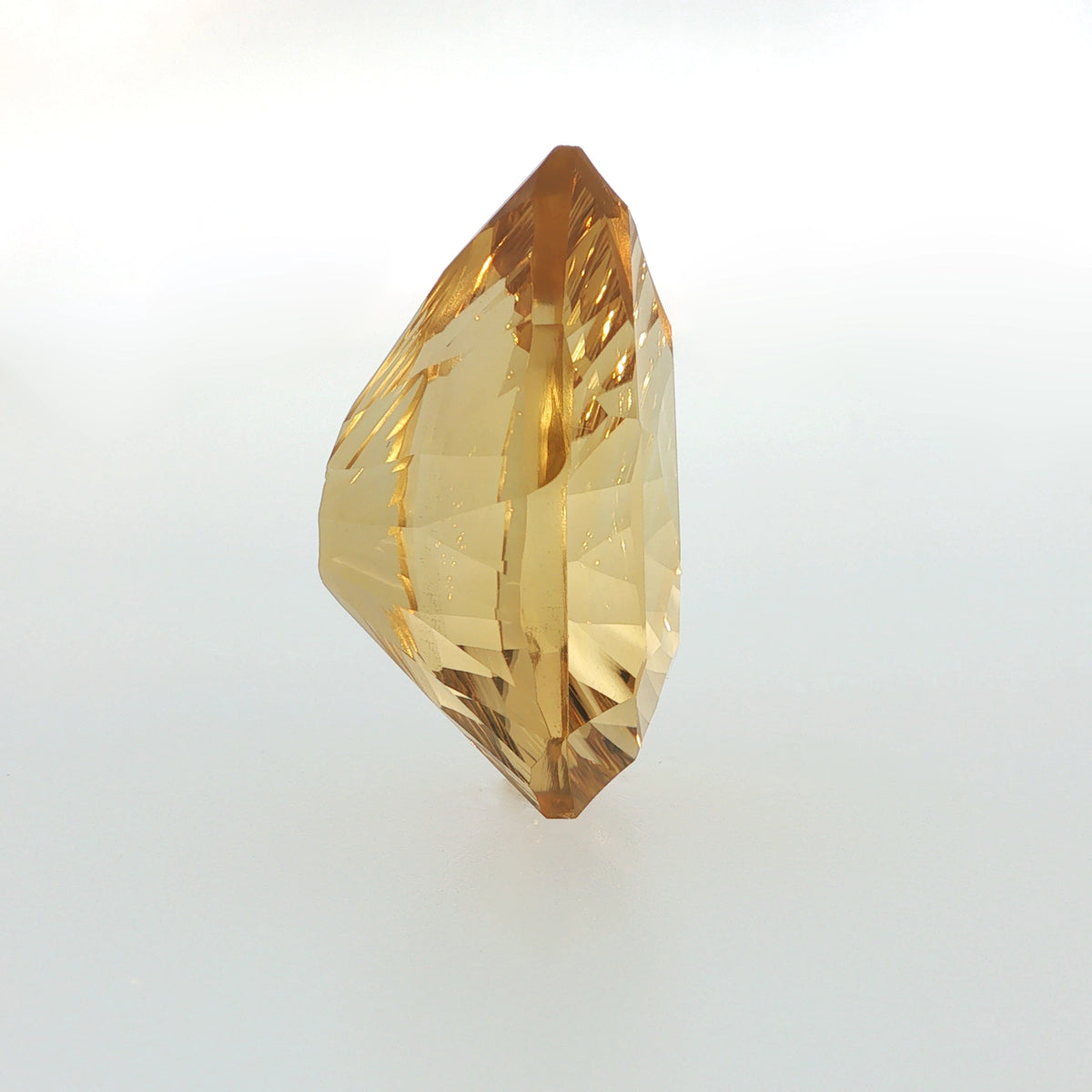 Natural citrine, pear cut, 57.25 ct, loose gemstone, view 5.
