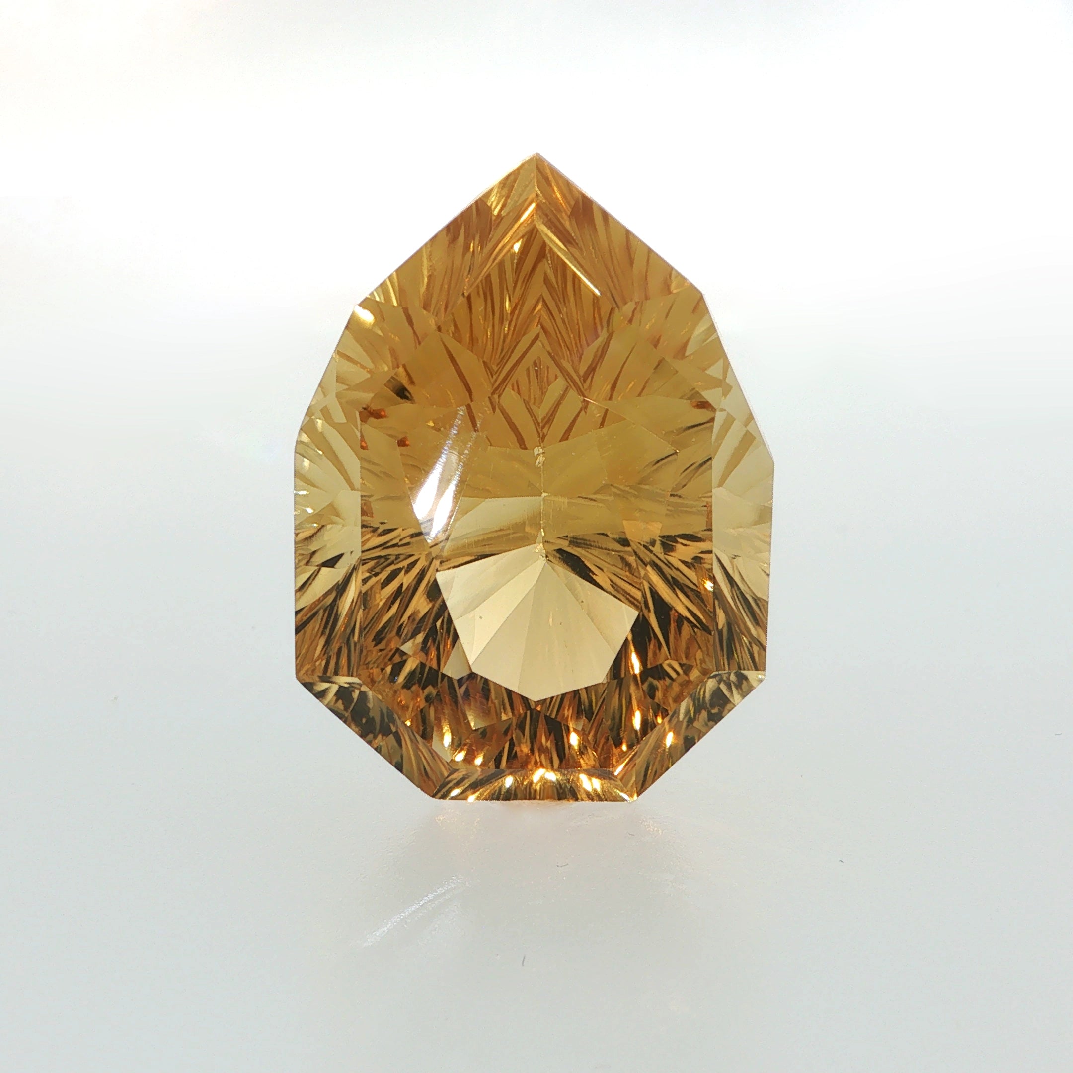 Natural Citrine 57.25 ct – Fantasy Cut, Eye Clean, AIG Certificate