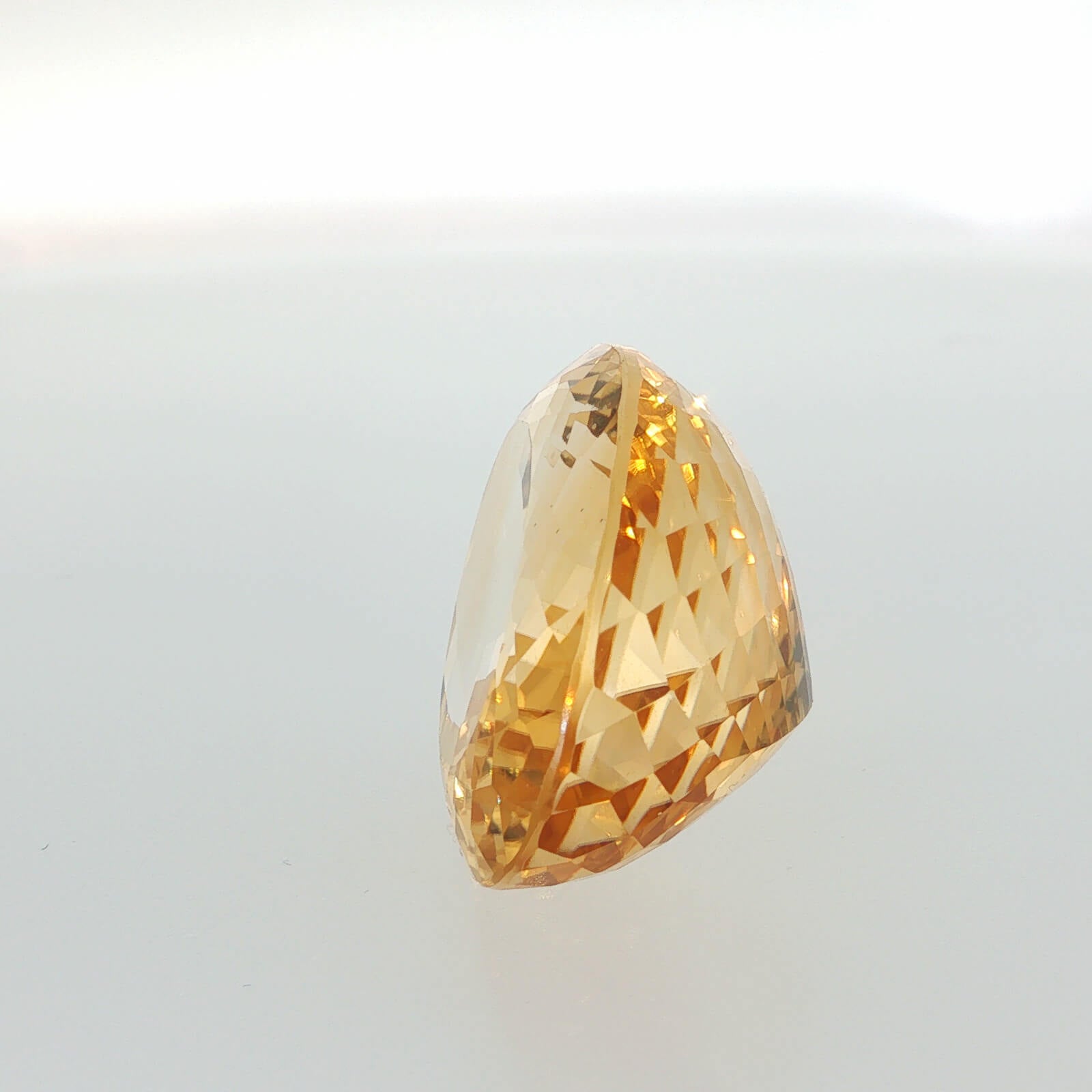 Natural citrine, oval cut, 65.18 ct, loose gemstone, view 2.