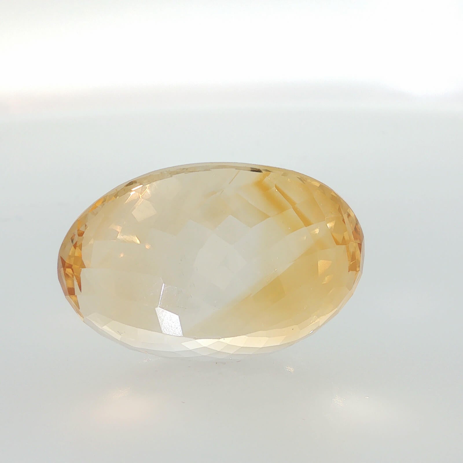 Natural citrine, oval cut, 65.18 ct, loose gemstone, view 3.