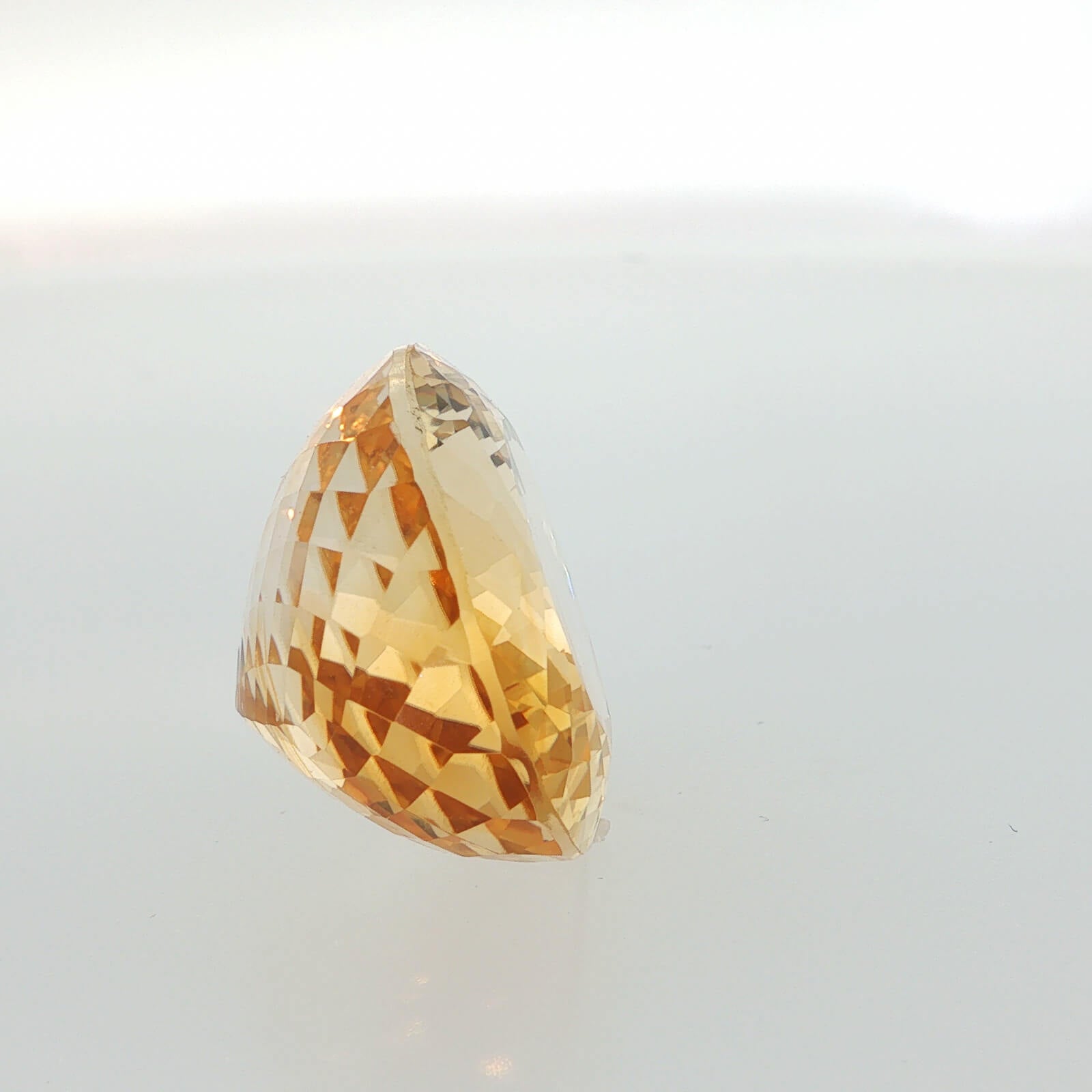 Natural citrine, oval cut, 65.18 ct, loose gemstone, view 4.