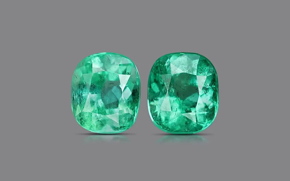 Colombia Emerald Pair - 6.39 ct