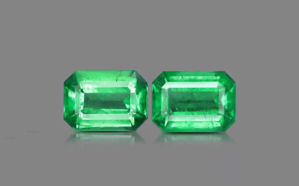 Colombia Emerald Pair - 7.50 ct