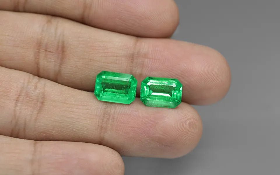 Colombia Emerald Pair - 7.50 ct