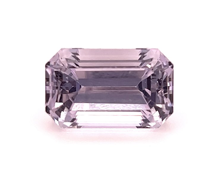 Kunzite 17.12 ct – Light Pink, Emerald Cut, Heated