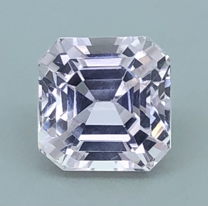 Kunzite 9.06 ct – Light Pink, Octagonal Cut, HGTL Certified