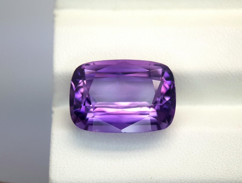 Natural Amethyst 13.10 ct – Purple, Cushion Cut, Untreated