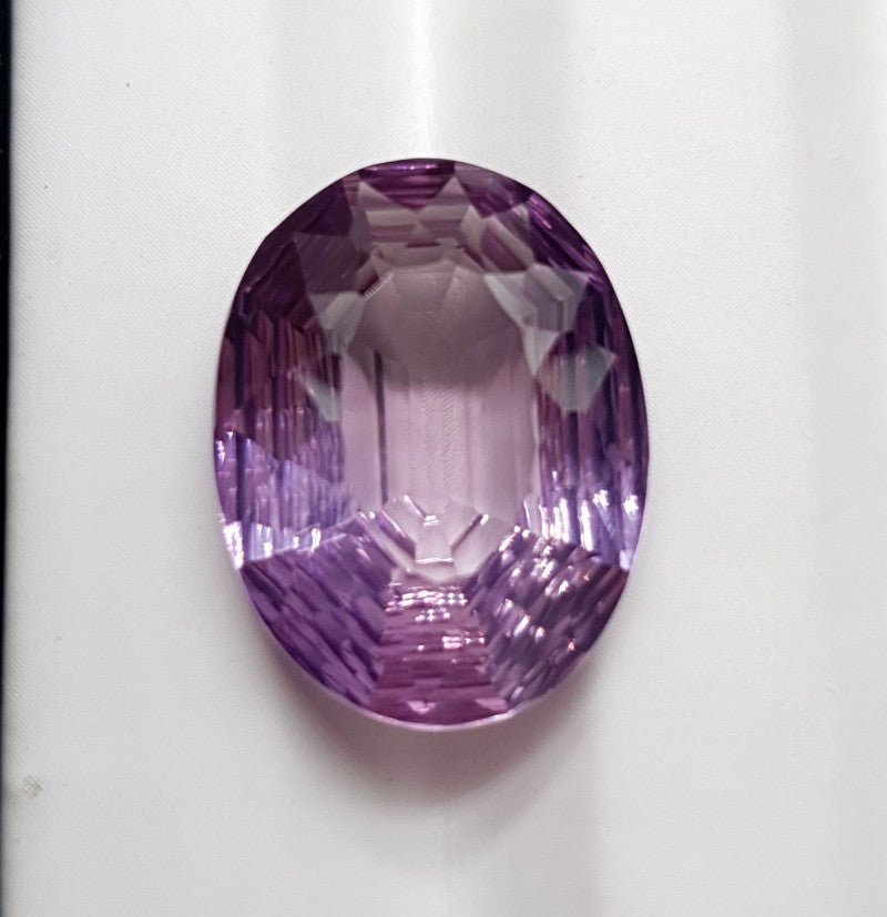 Natural Amethyst 16.10 ct – Purple, Oval Cut, Untreated
