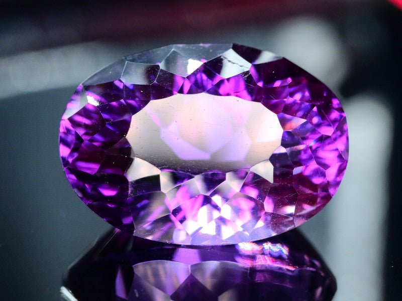 Natural Amethyst 20.00 ct – Purple, Fancy Oval Cut, Untreated, Brazil