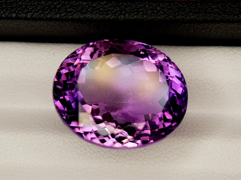 Natural Amethyst 24.75 ct – Purple, Oval Cut, Untreated