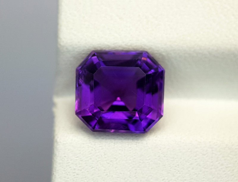 Natural Amethyst 3.45 ct – Purple, Radiant Cut, Untreated