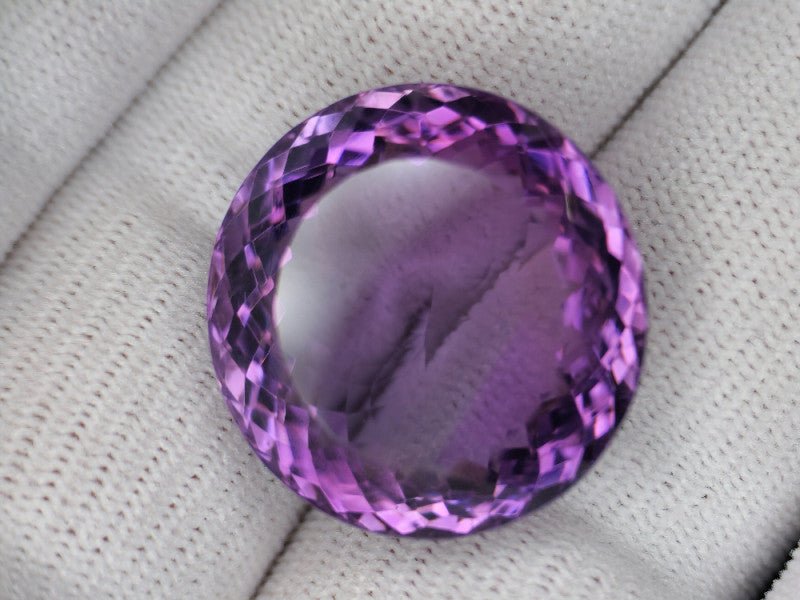 Natural Amethyst 48.00 ct – Purple, Round Cut, Untreated