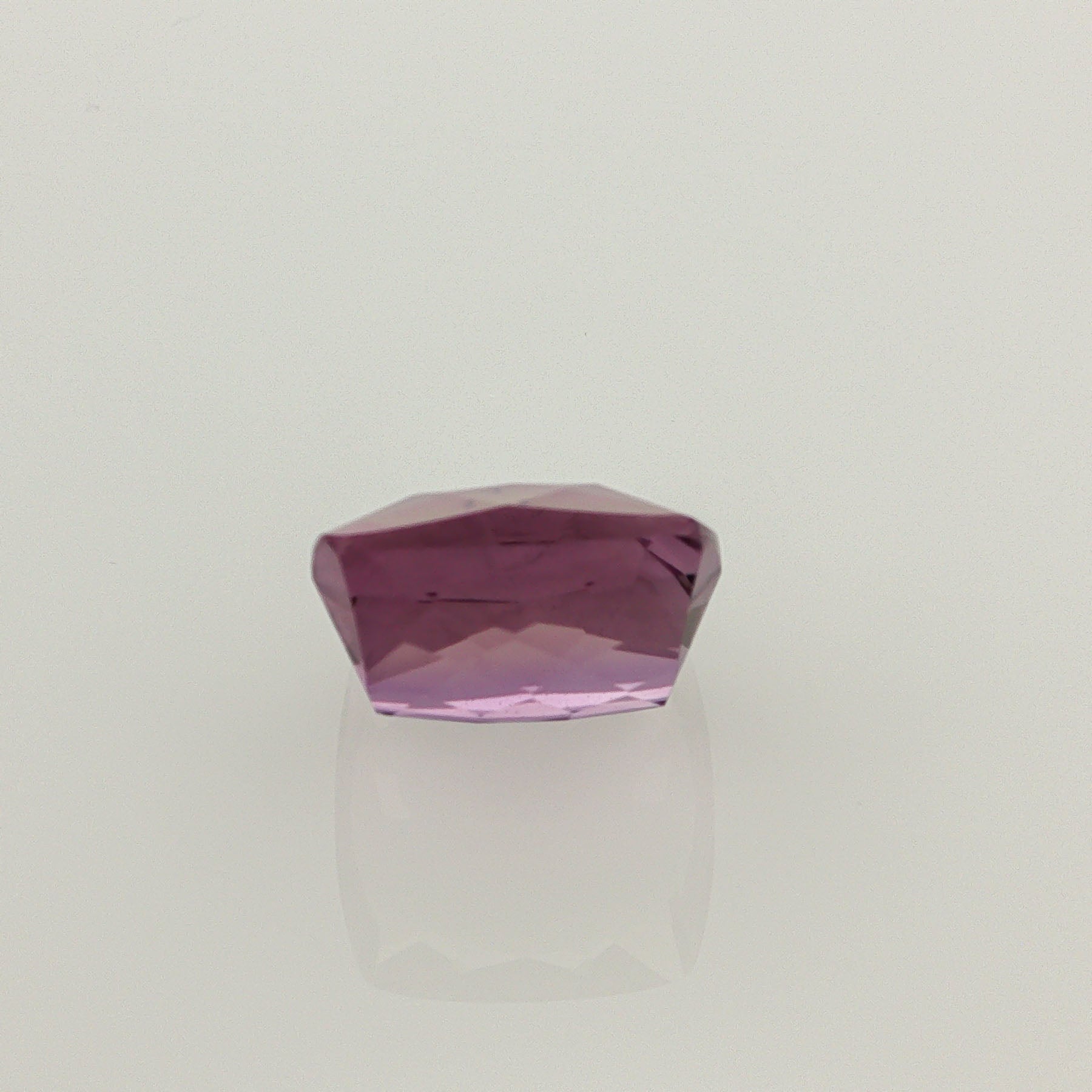 Natural ametrine, bicolor - vivid purple / vivid yellow, cushion cut, 10.36 ct, loose gemstone, view 3.