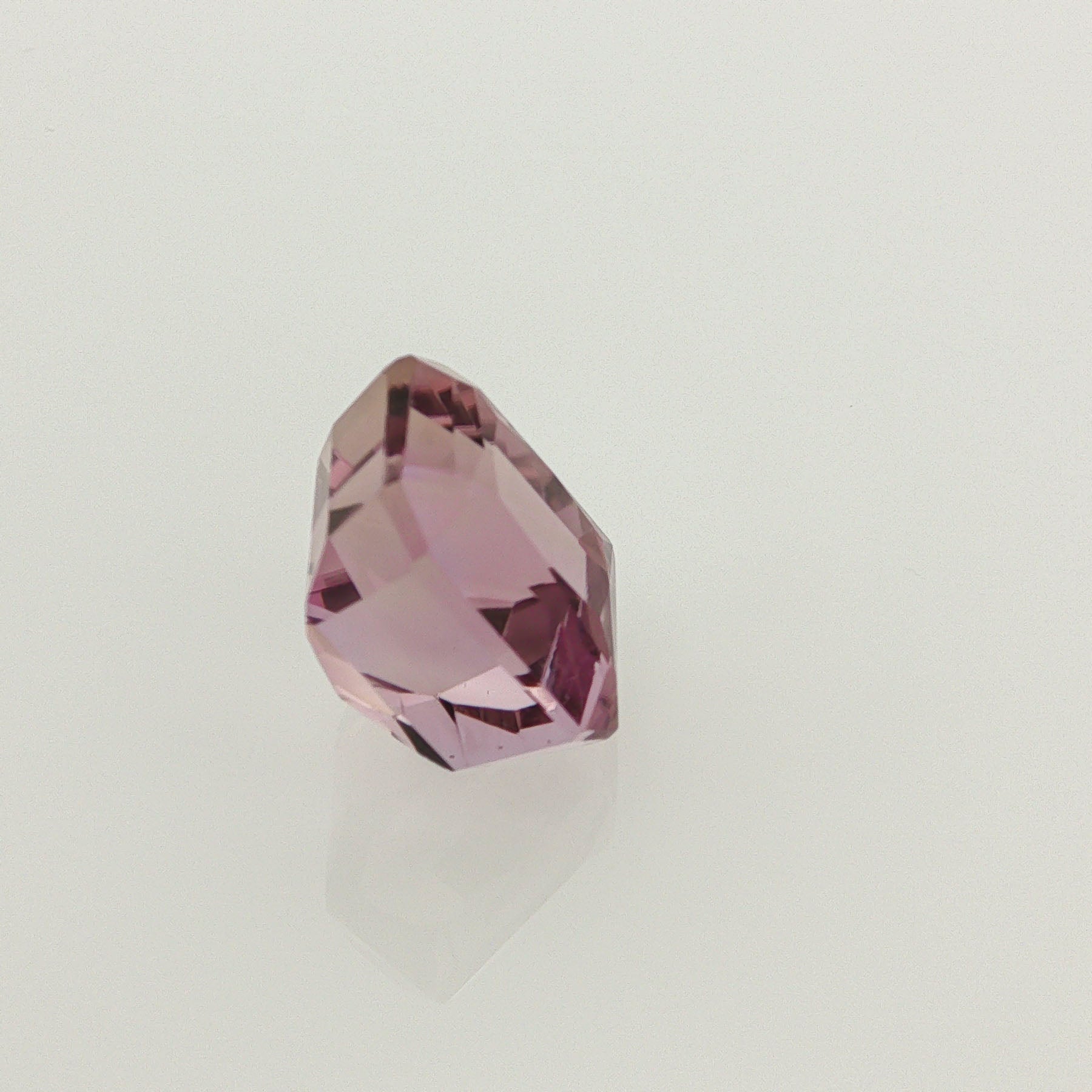 Natural ametrine, bicolor - purple / yellow, octagon cut, 10.44 ct, loose gemstone, view 4.