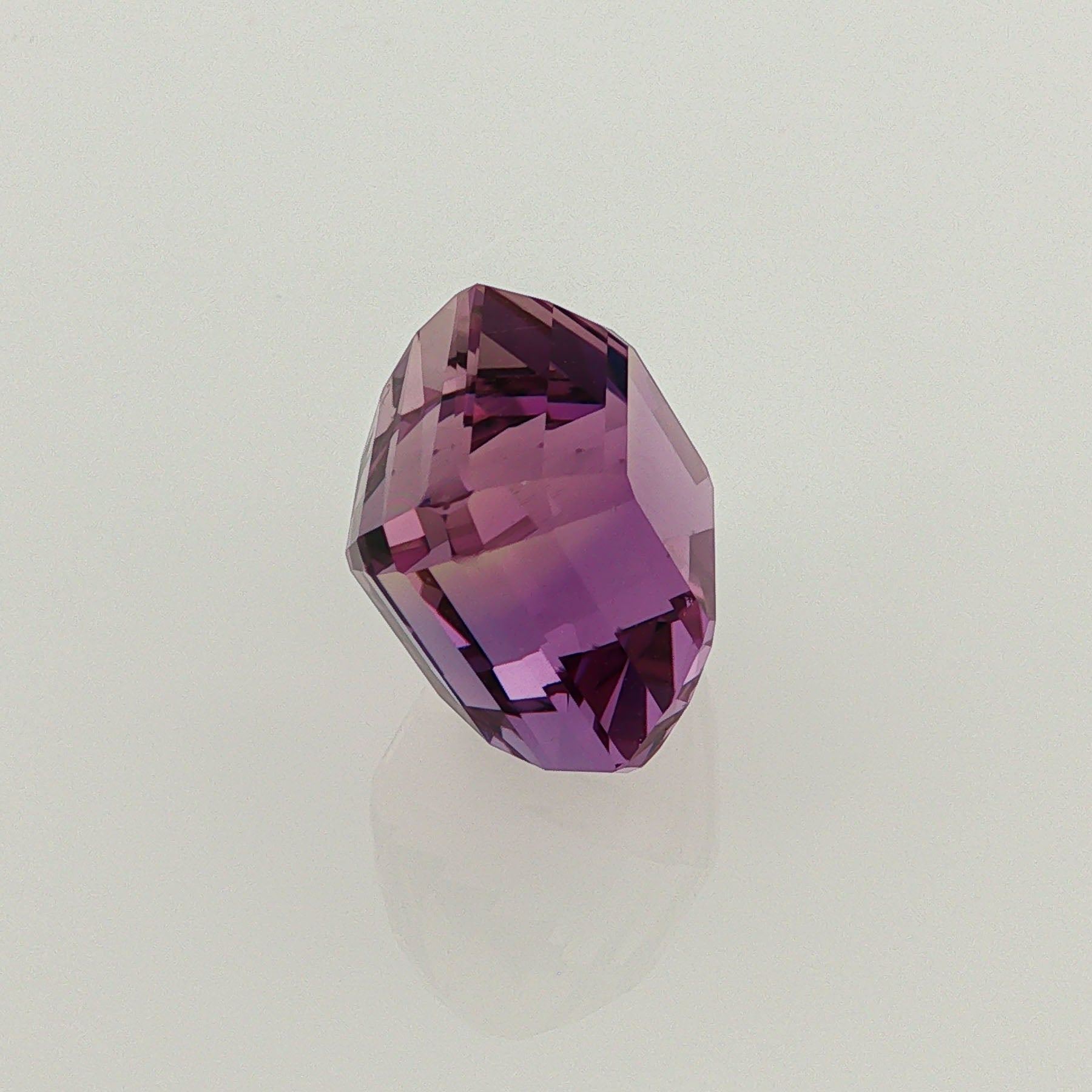 Natural ametrine, bicolor - vivid purple / light yellow, octagon cut, 10.71 ct, loose gemstone, view 4.