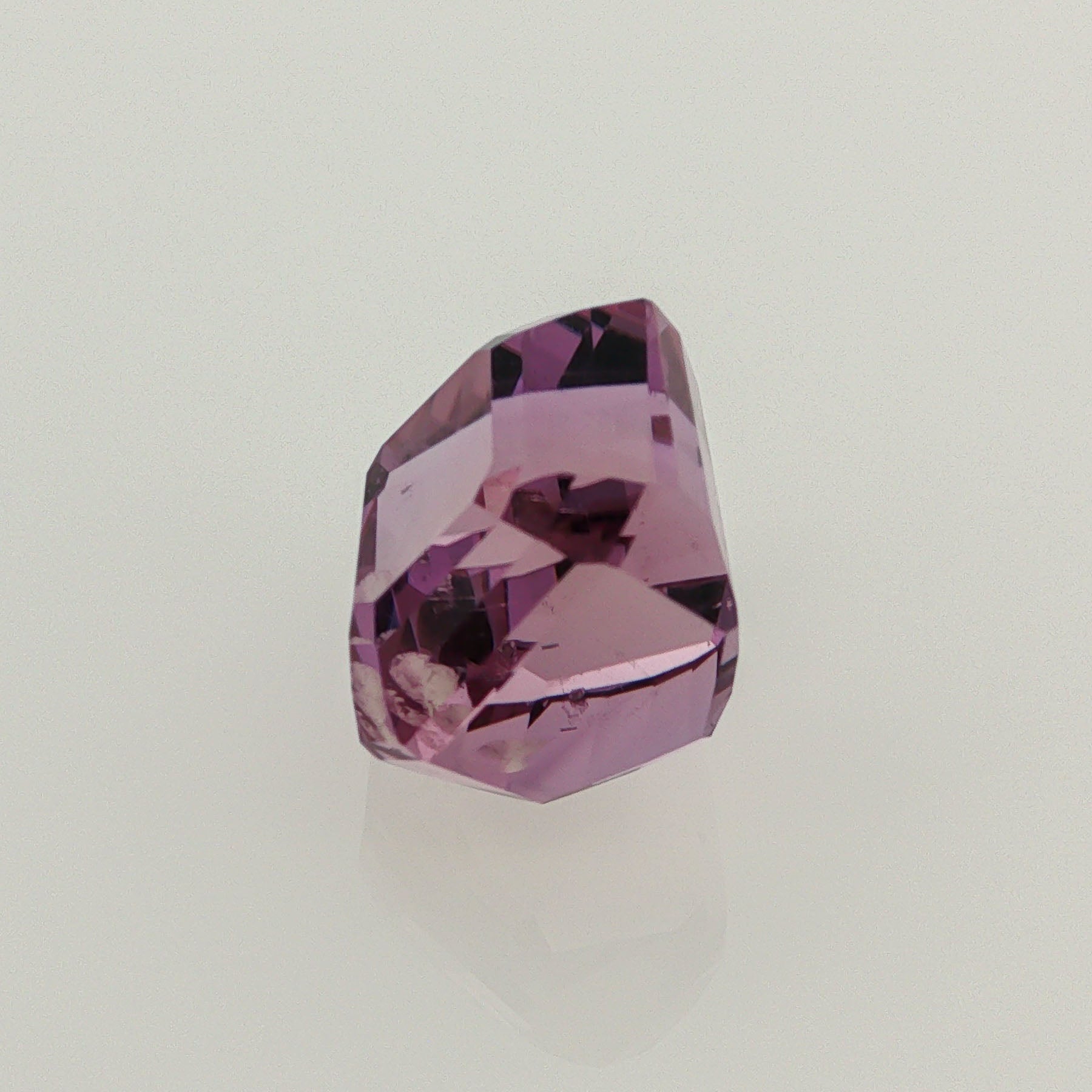 Natural ametrine, bicolor - purple / yellow, octagon cut, 11.44 ct, loose gemstone, view 2.