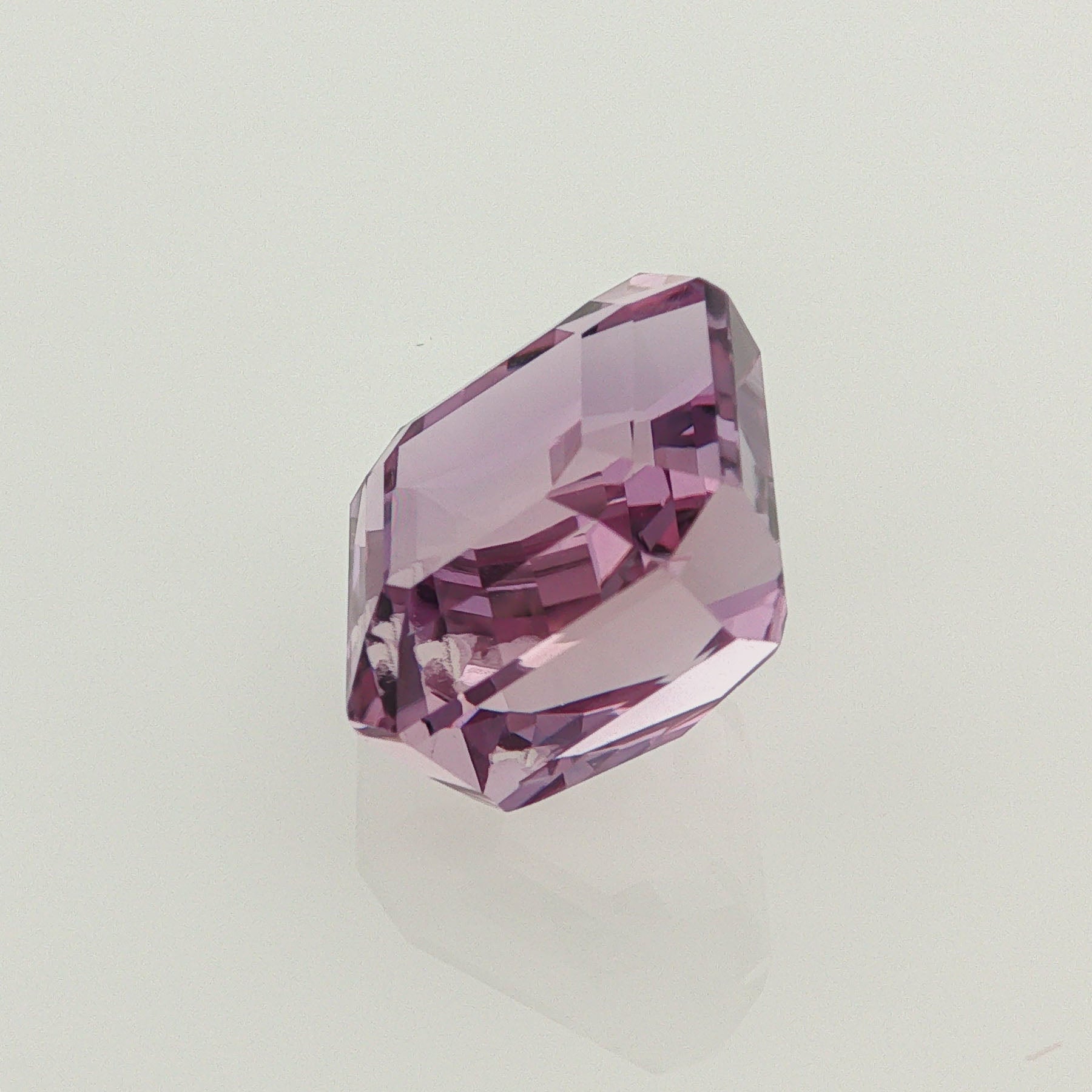 Natural ametrine, bicolor - purple / yellow, octagon cut, 13.22 ct, loose gemstone, view 2.