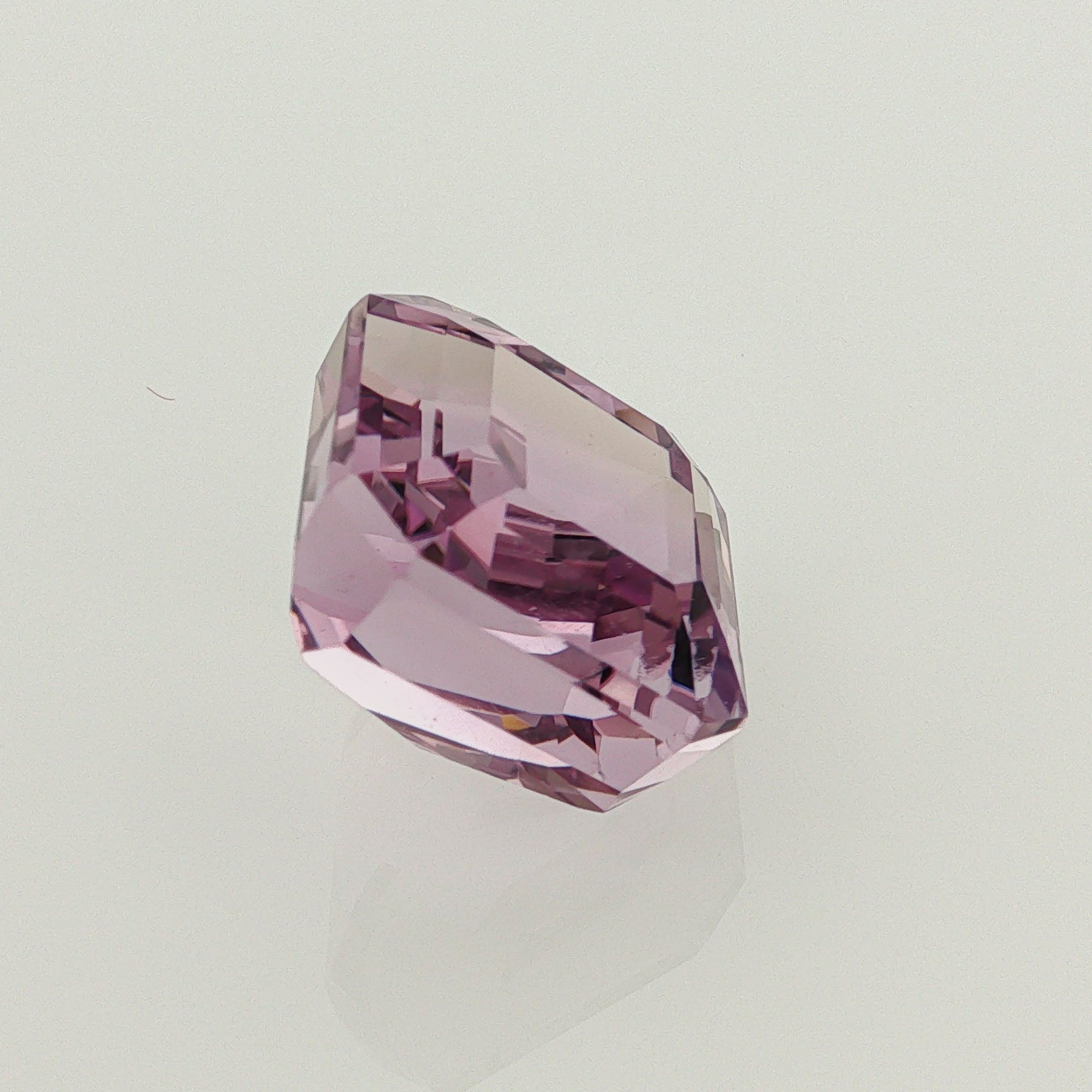 Natural ametrine, bicolor - purple / yellow, octagon cut, 13.22 ct, loose gemstone, view 4.