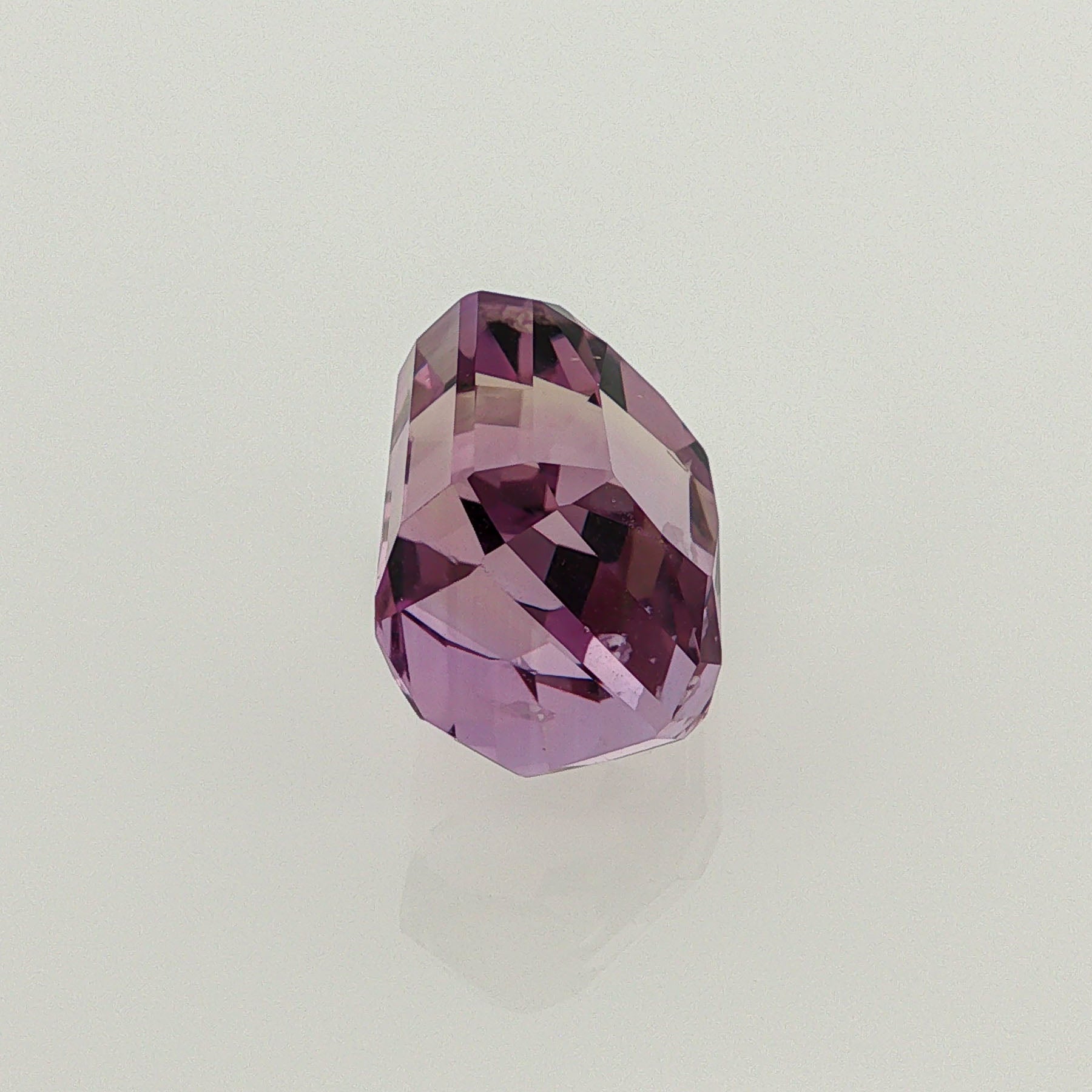 Natural ametrine, light purple / light yellow, octagon cut, 13.79 ct, loose gemstone, view 4.