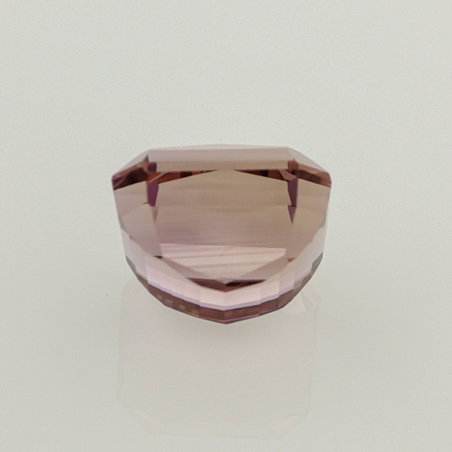 Natural ametrine, bicolor - purple / yellow, octagon cut, 13.82 ct, loose gemstone, view 3.