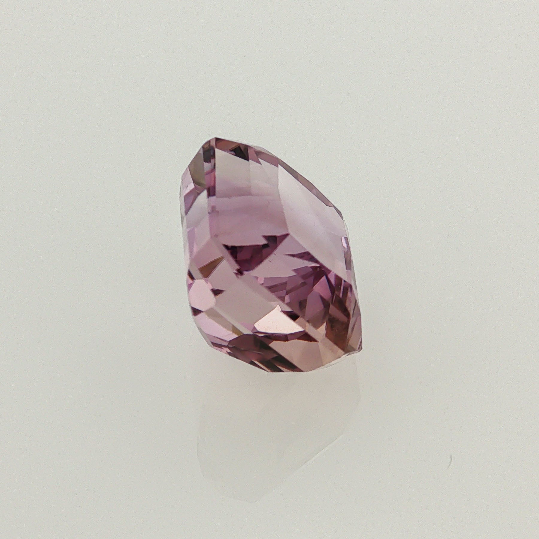 Natural ametrine, bicolor - purple / yellow, octagon cut, 14.78 ct, loose gemstone, view 4.