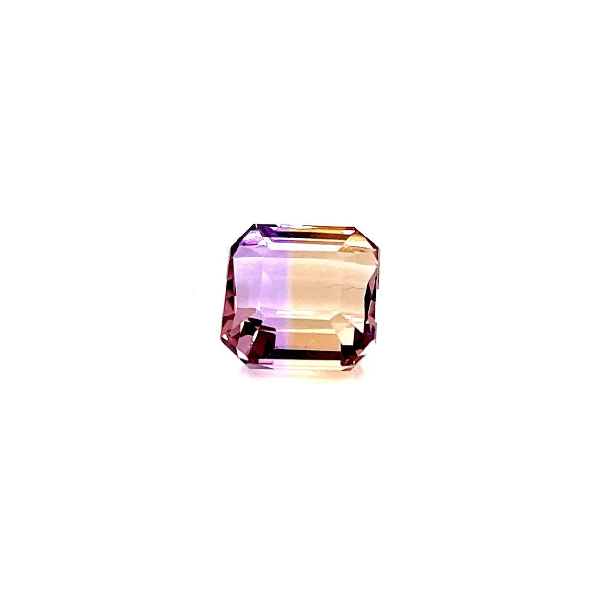 Natural Ametrine 5.34 ct – Purple/Yellow, Octagonal Cut, Untreated