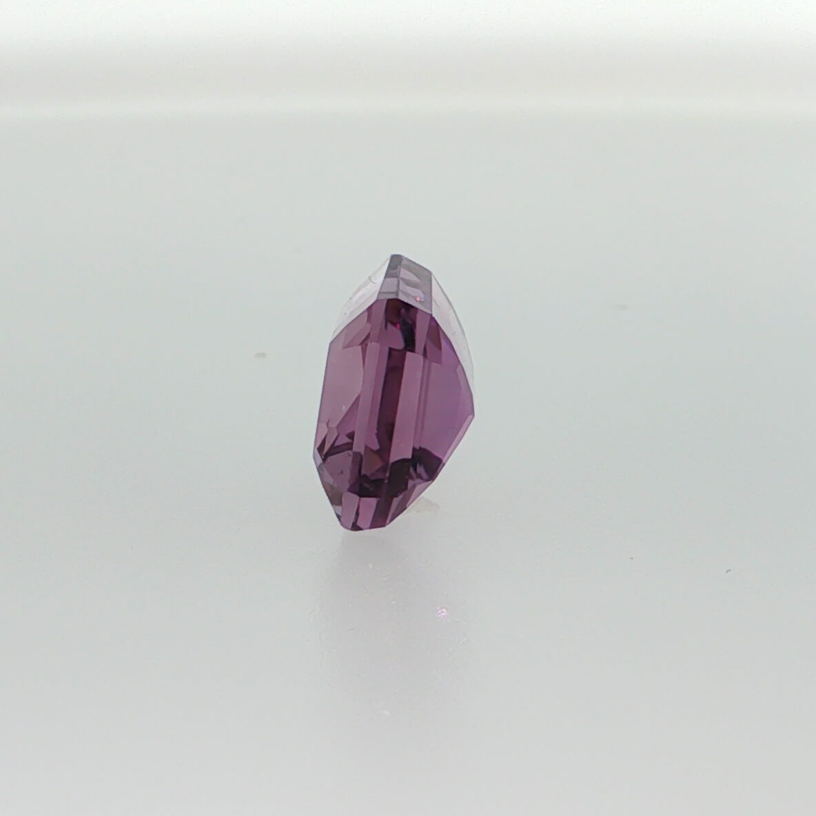 Natural untreated ametrine, 8.24 carats, emerald cut, clarity: slightly included, purple and golden yellow bi-color quartz, measuring 14.26 × 10.59 × 6.73 mm