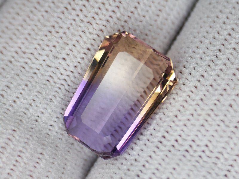 Natural Ametrine 8.20 ct – Purple - Yellow, Fancy Cut, Untreated, Bolivia