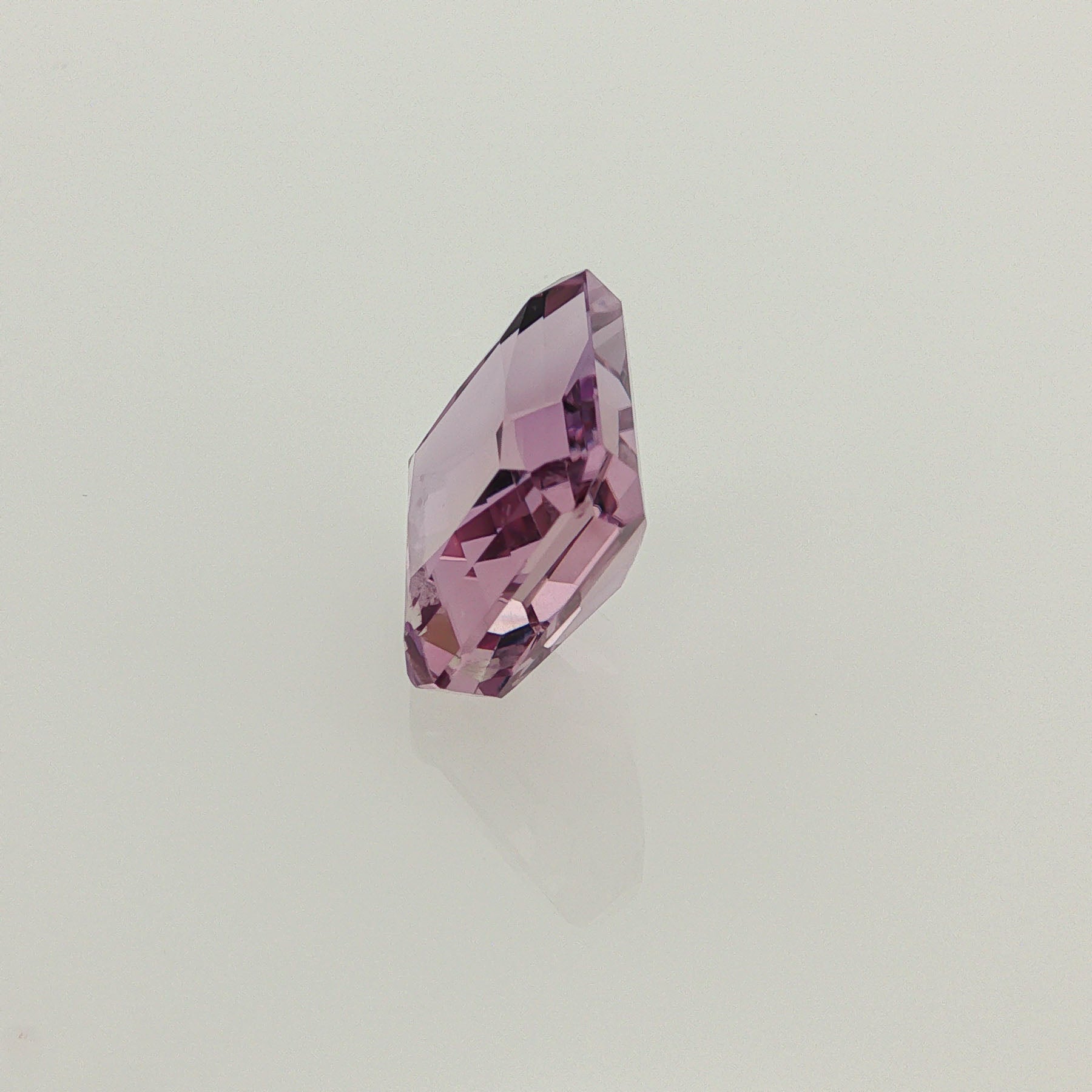 Natural ametrine, light purple / light yellow, octagon cut, 9.27 ct, loose gemstone, view 2.