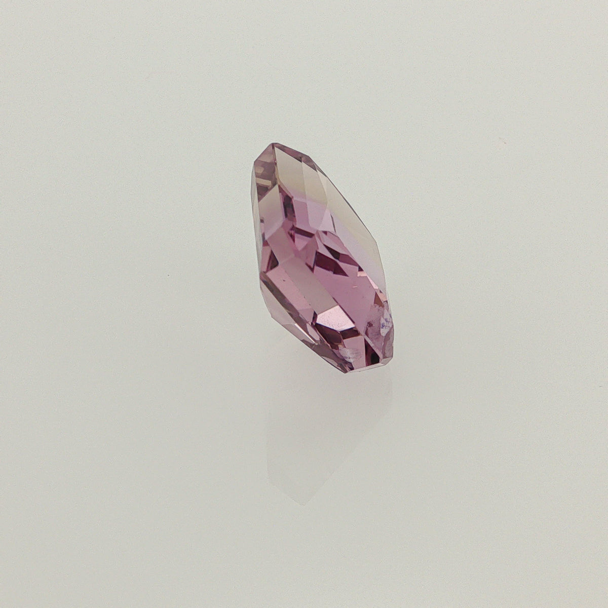 Natural ametrine, light purple / light yellow, octagon cut, 9.27 ct, loose gemstone, view 4.