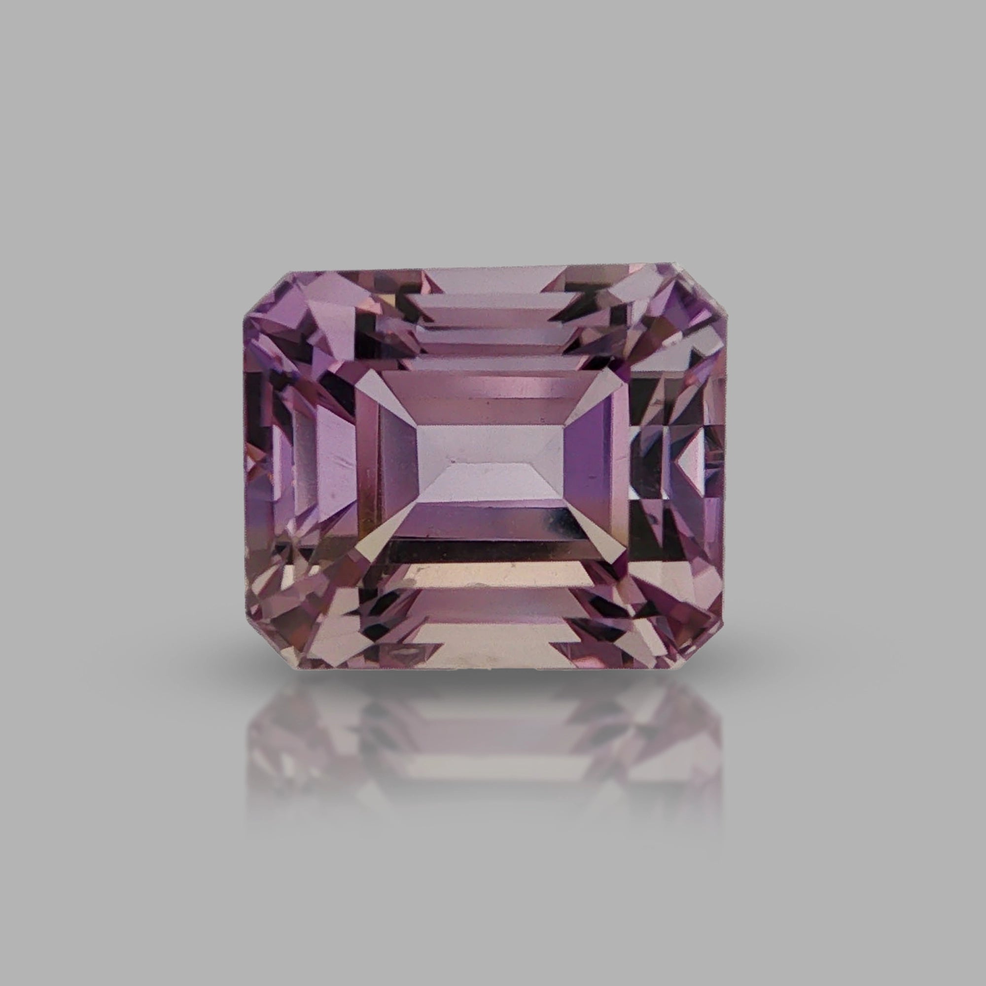 Natural ametrine, light purple / light yellow, octagon cut, 9.72 ct, loose gemstone, view 5.