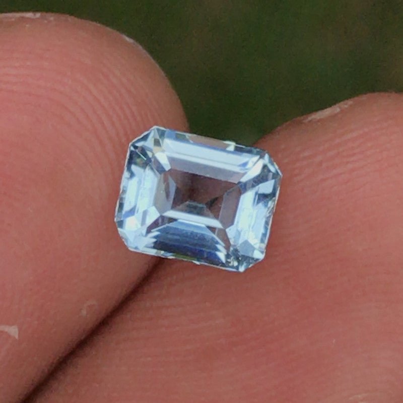 Natural Aquamarine 1.05 ct – Blue, Octagon Cut, Unheated, Brazil