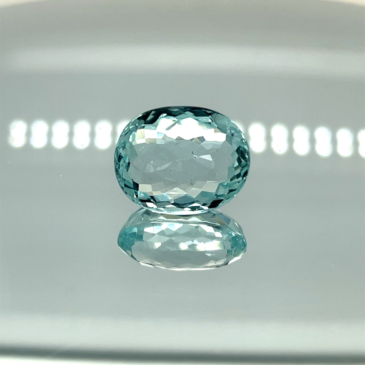 Natural Aquamarine 12.11 ct – Oval Cut, Untreated