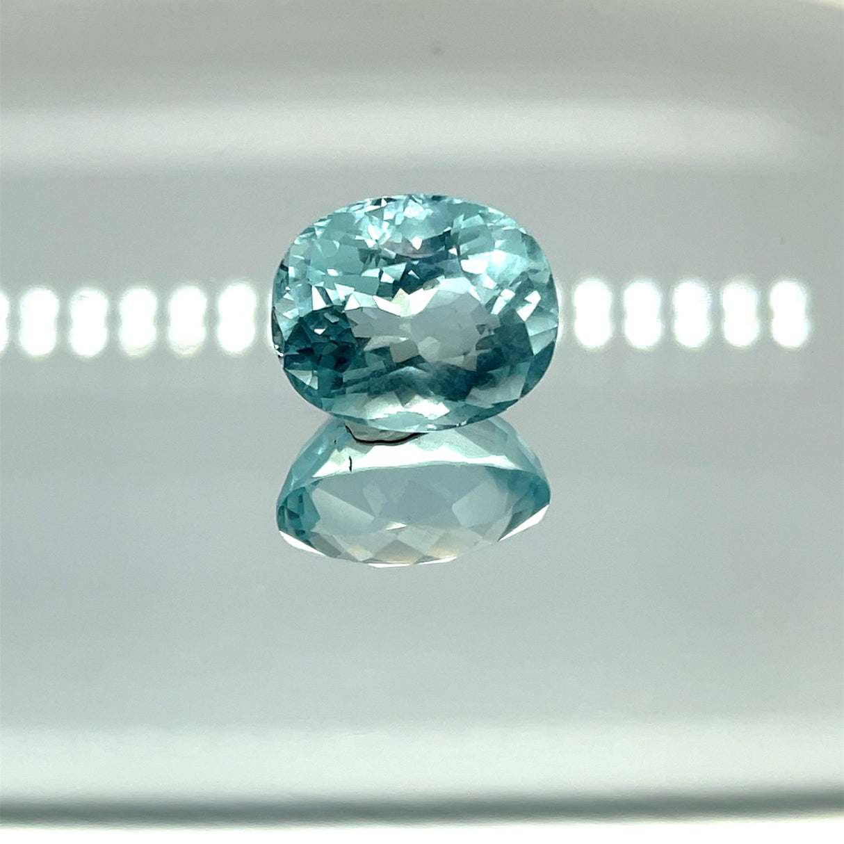 Natural Aquamarine 12.76 ct – Oval Cut, Untreated