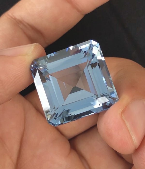 Natural Aquamarine 47.36 ct – Octagonal Cut, Heated, AIG Certified