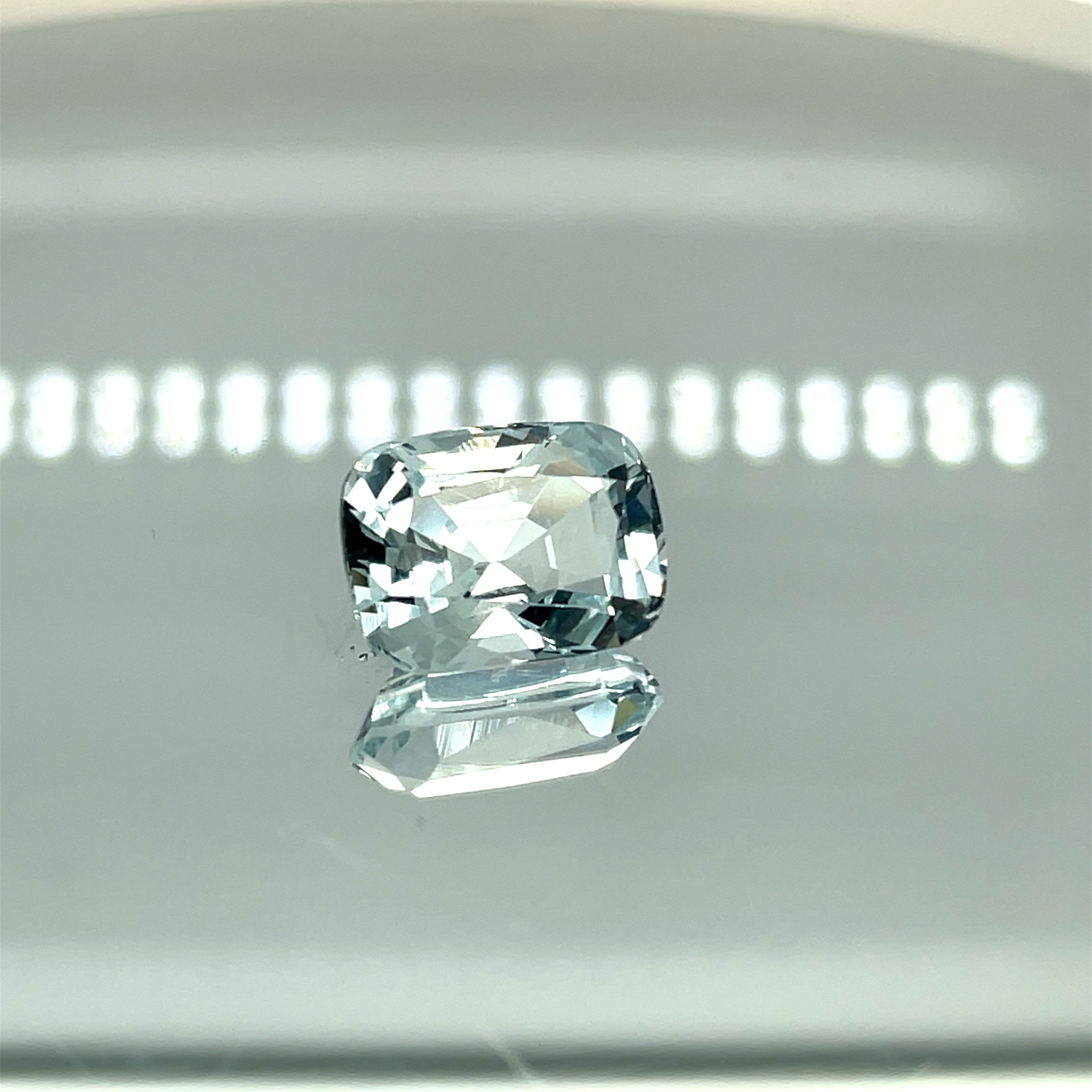 Natural Aquamarine 6.92 ct – Cushion Brilliant Cut, Untreated