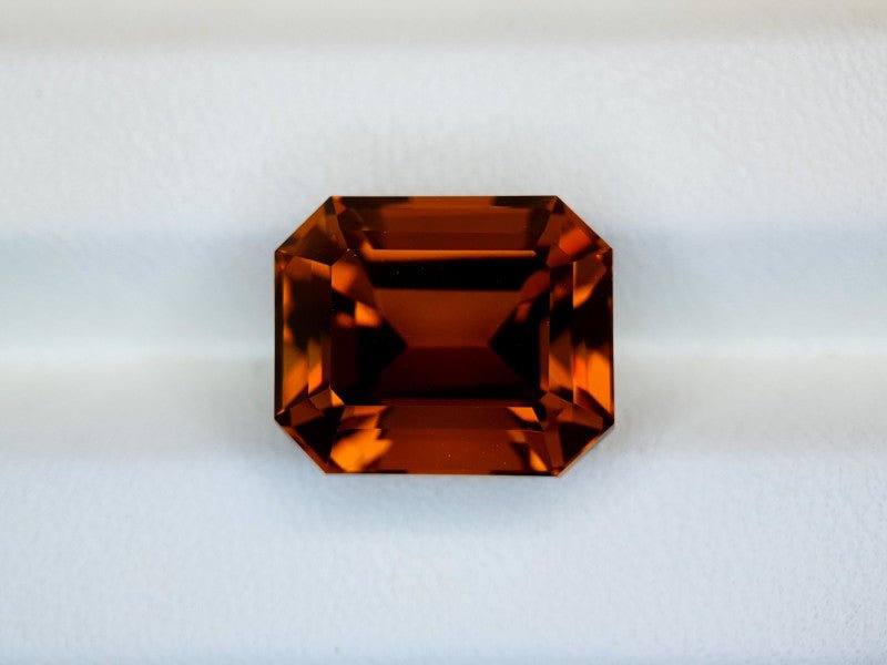 Natural Citrine 11.45 ct – Emerald Cut, Heated